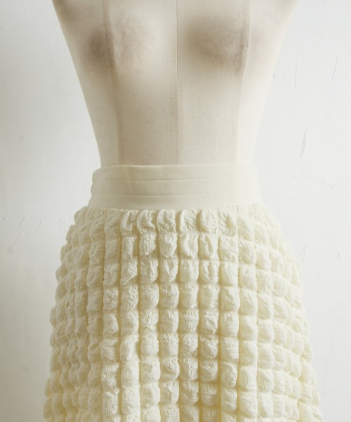 「&. NOSTALGIA」 フレアスカート M アイボリー レディース_画像7