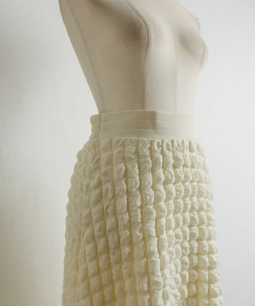 「&. NOSTALGIA」 フレアスカート M アイボリー レディース_画像8