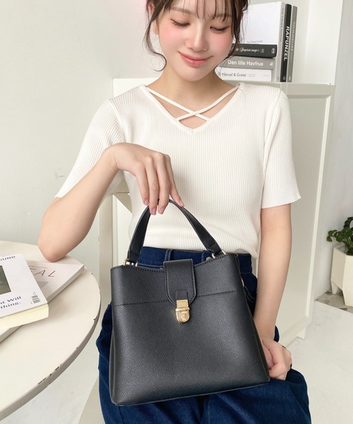 「moment+」 2WAYバッグ FREE ブラウン レディース_画像4