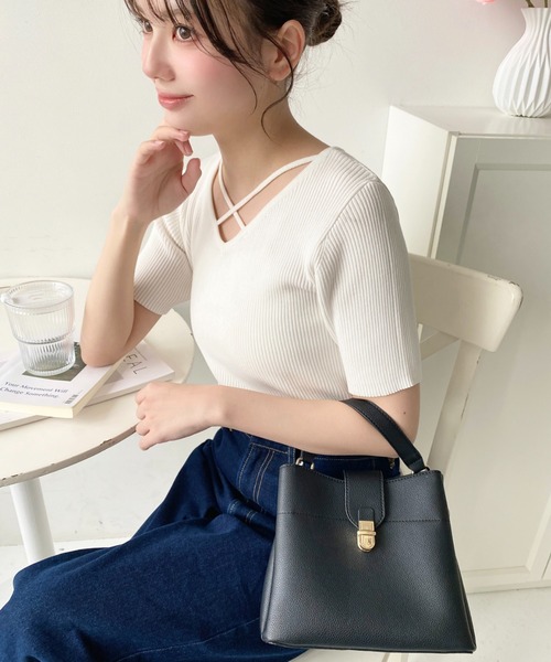 「moment+」 2WAYバッグ FREE ブラウン レディース_画像6