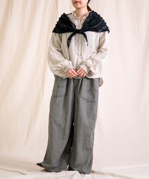 Brocante ワイドパンツ パンツ 「Brocante / ブロカント」 綿麻