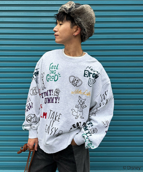 Disney（ディズニー） トレーナー スウェット 「Disney」ズートピア/総