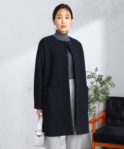 GALLORIA（ギャローリア） ノーカラーコート コート 「キレメク