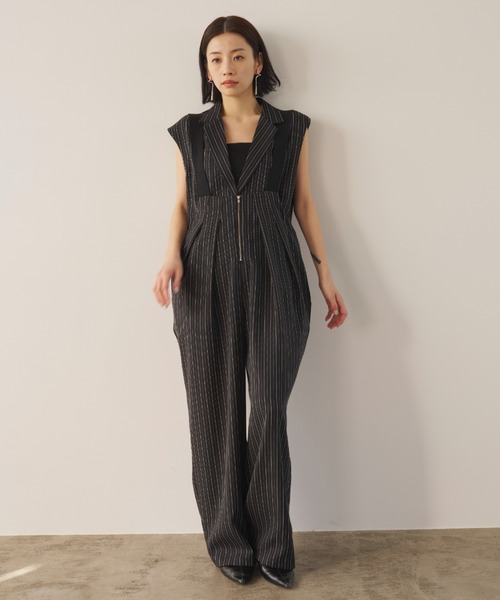 【希少】40s 50s vintage オーバーオール ヘリンボーン サロペット AIC. サロペット オーバーオール ヘリンボーンストライプサロペット