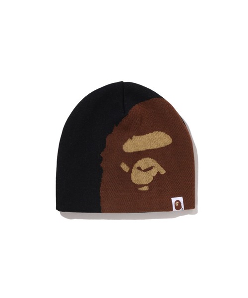 A BATHING APE（アベイシングエイプ） 帽子 ハット APE HEAD KNIT CAP