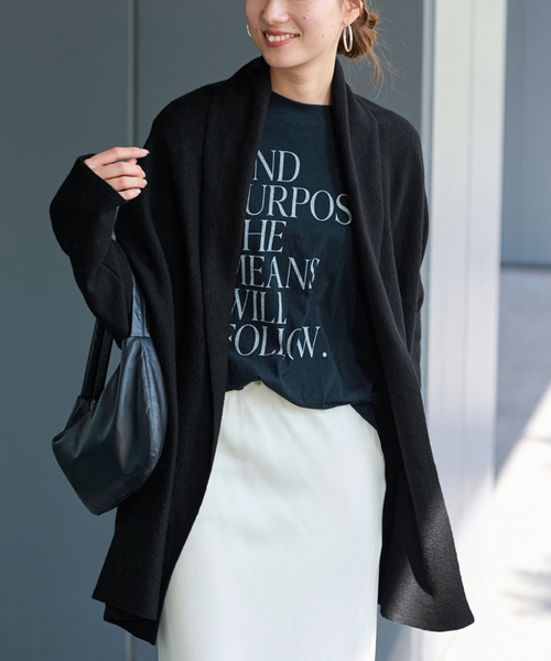 FRAMeWORK（フレームワーク） ニットカーディガン - ブラック