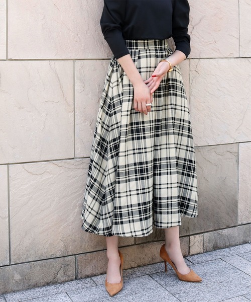 「ELFRANK」 ロングスカート FREE イエロー レディース_画像2