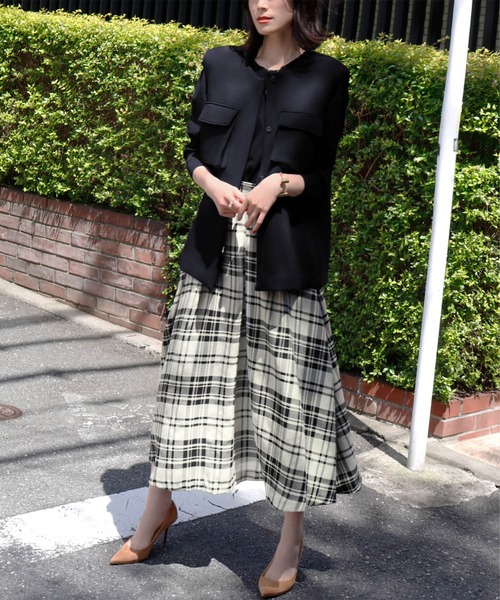 「ELFRANK」 ロングスカート FREE イエロー レディース_画像5