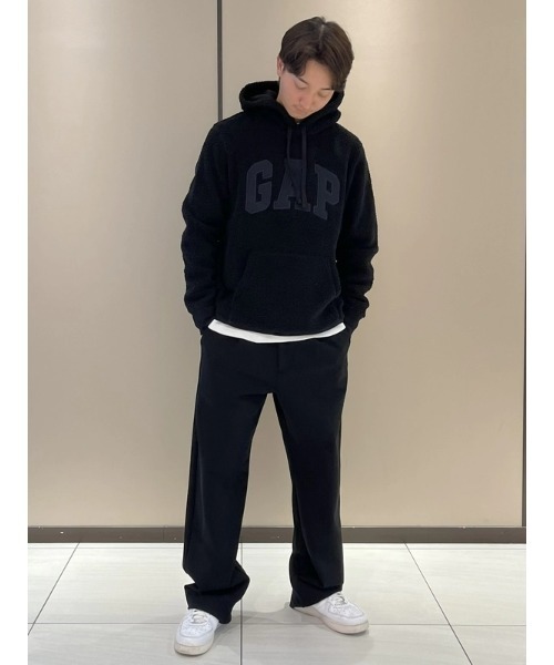 GAP 黒 フード付きパーカー GAP（ギャップ） プルオーバーパーカー X-LARGE ブラック メンズ