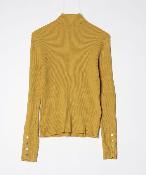 「RAY CASSIN」 長袖ニット FREE イエロー レディース_画像2