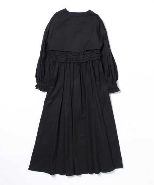 「CAROLINA GLASER」 ノースリーブワンピース SMALL ブラック レディース_画像4