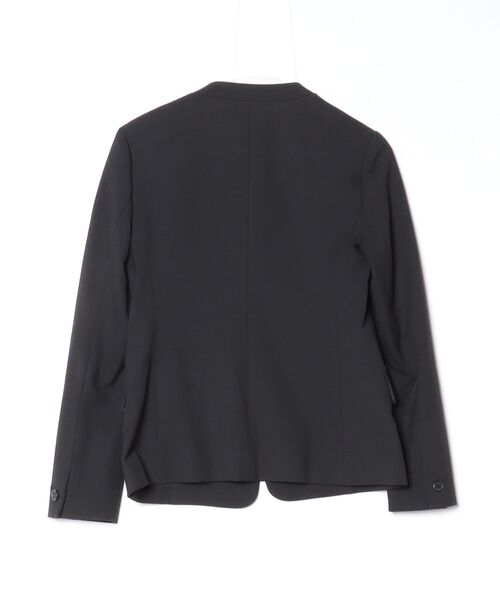 PLST（プラステ） ノーカラージャケット M ブラック レディース