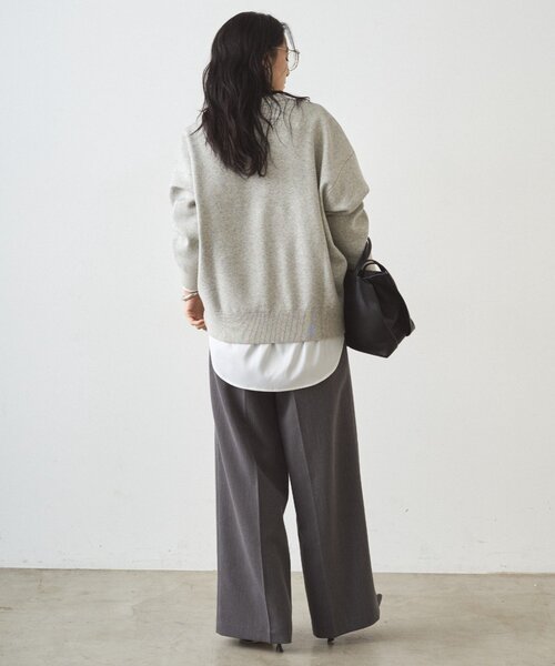 Loungedress（ラウンジドレス） ニット セーター ジャガードロゴニット