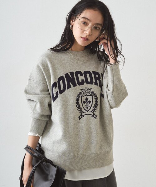 Loungedress（ラウンジドレス） ニット セーター ジャガードロゴニット