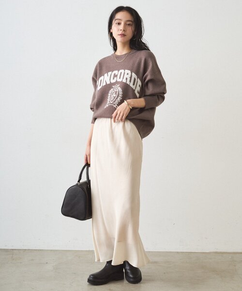 Loungedress（ラウンジドレス） ニット セーター ジャガードロゴニット