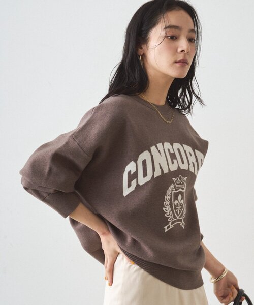 Loungedress（ラウンジドレス） ニット セーター ジャガードロゴニット