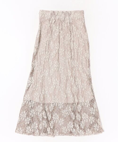 「dazzlin」 ロングスカート MEDIUM ベージュ レディース_画像2