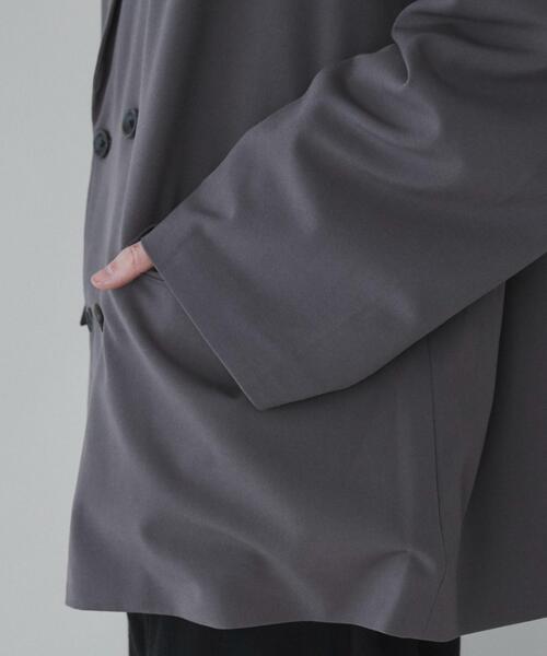 「LUCY」 テーラードジャケット MEDIUM ダークグレー メンズ_画像5