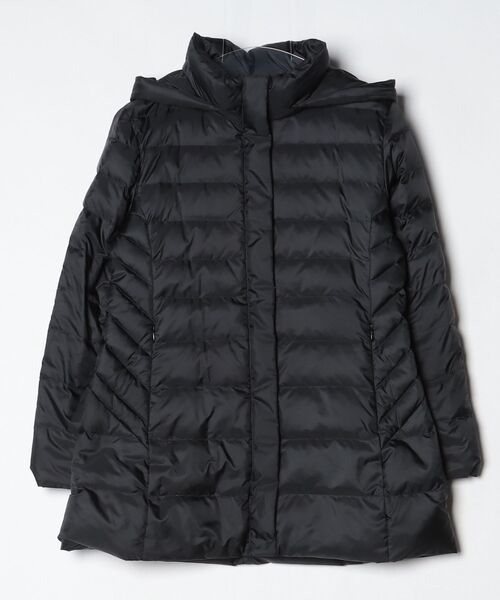 UNTITLED アンタイトル ショールカラー ロング　ダウンコート 女優襟 UNTITLED（アンタイトル） ダウンコート 00 ブラック レディース