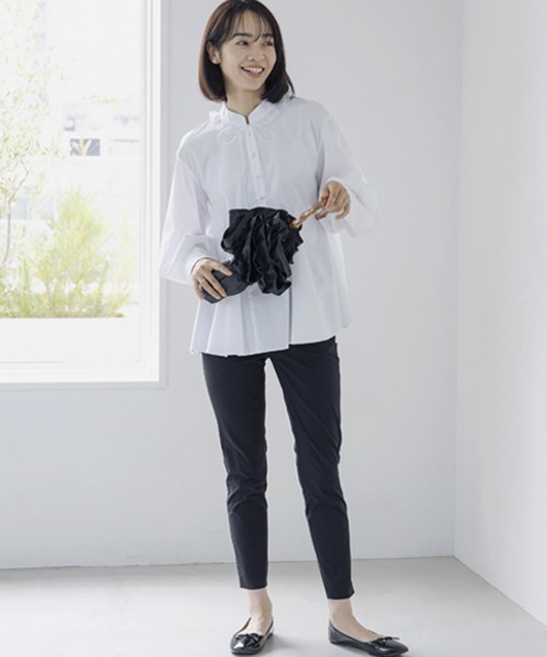 「Sono」 長袖ブラウス F ホワイト レディース_画像9