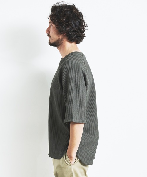「Magine」 半袖Tシャツ 46 グレー メンズ_画像3