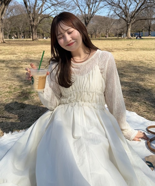 OLUN tシャツ nuance sheer tops/ニュアンスシアートップス レディース