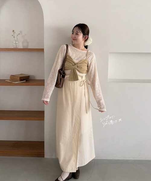 OLUN tシャツ nuance sheer tops/ニュアンスシアートップス レディース