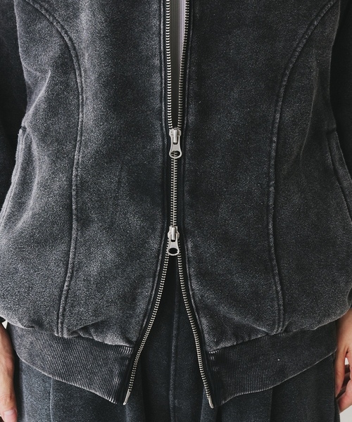 「Adoon plain」 カーディガン MEDIUM 杢グレー メンズ_画像6