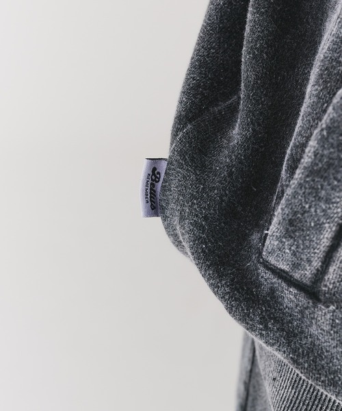 「Adoon plain」 カーディガン MEDIUM 杢グレー メンズ_画像9