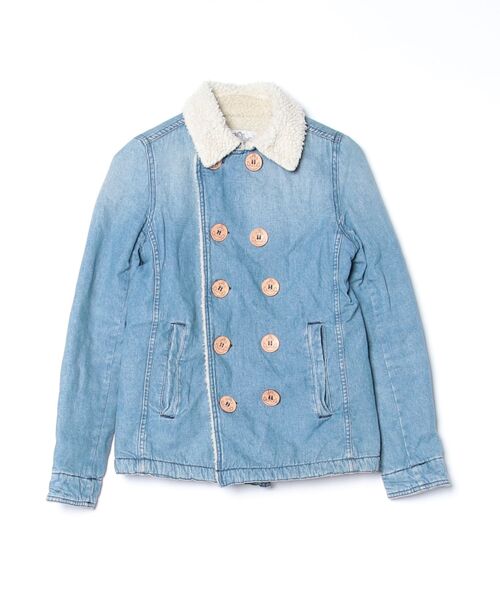 Rodeo Crowns（ロデオクラウンズ） デニムジャケット SMALL ブルー