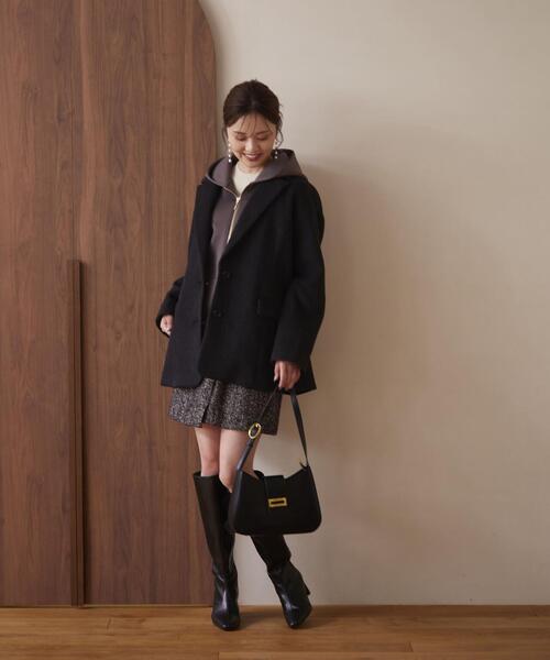 「PROPORTION BODY DRESSING」 ミニスカート MEDIUM グレー レディース_画像3