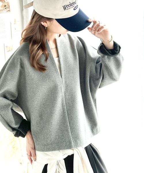 「classicalelf」 長袖カットソー MEDIUM ベージュ レディース_画像5