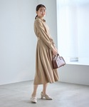 シャツワンピース リボンシャツワンピースの詳細画像1