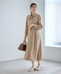 シャツワンピース リボンシャツワンピースの詳細画像5