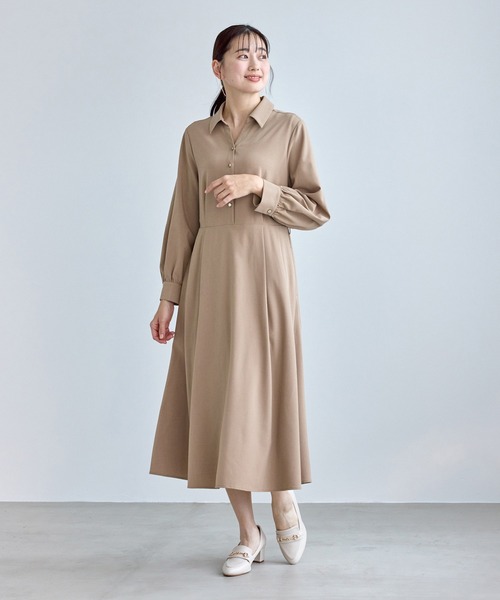 ROPE' PICNIC（ロペ ピクニック） シャツワンピース リボンシャツ