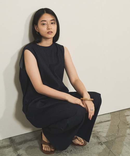 「Audrey and John Wad」 オールインワン M ネイビー レディース_画像9