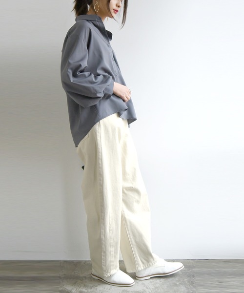 「and it_」 デニムパンツ M アイボリー レディース_画像6