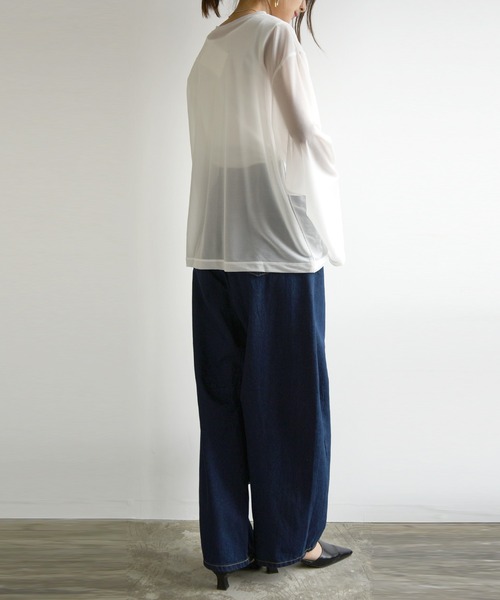 「and it_」 デニムパンツ M アイボリー レディース_画像9