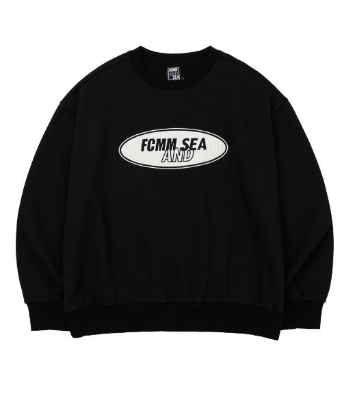 「FCMM」 スウェットカットソー LARGE ブラック メンズ