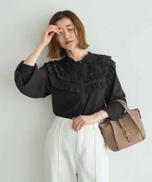 Harikae | Official online store Harikae シャツブラウス ブラック