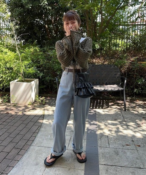 「EFOLE」 トートバッグ FREE シルバー レディース_画像4