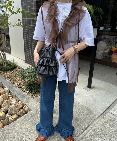 「EFOLE」 トートバッグ FREE シルバー レディース_画像6