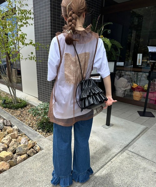 「EFOLE」 トートバッグ FREE シルバー レディース_画像7