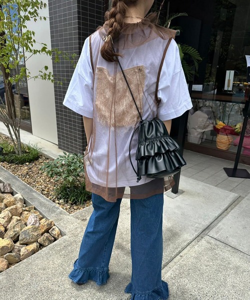 「EFOLE」 トートバッグ FREE シルバー レディース_画像8