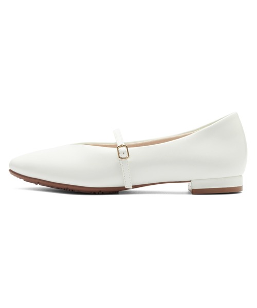 「AcureZ」 フラットパンプス 23.0cm ブラック レディース_画像3