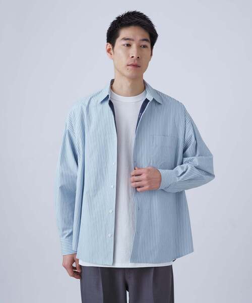 B.C STOCK（ベーセーストック） シャツ アソートオーバーシャツ メンズ