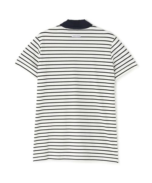 新品 パーリーゲイツ ベアカノコ ボーダー柄半袖カットソー(7)サイズ3L/白 PEARLY GATES（パーリーゲイツ） tシャツ 半袖 「PEARLY GATES