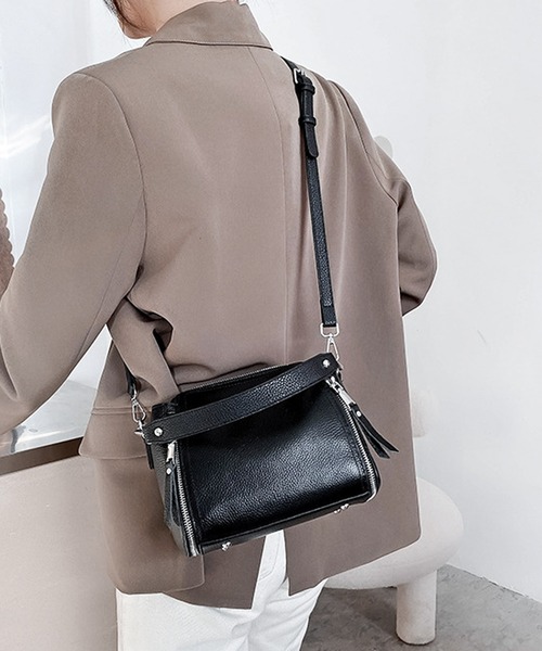 「JOHNNY WOLF」 ショルダーバッグ フリー ブラック メンズ_画像4