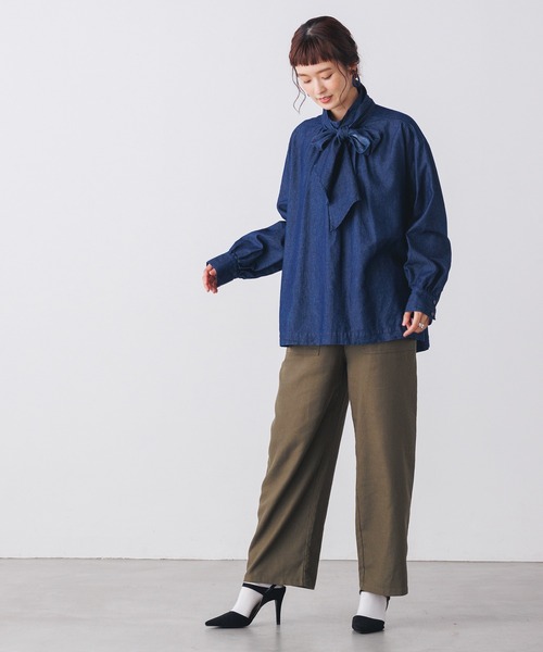 「hunch」 パンツ FREE オレンジ レディース_画像6