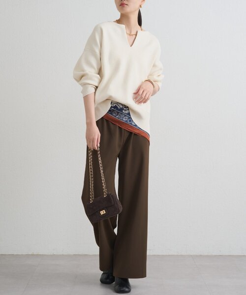 「LOUNGEDRESS」 長袖ニット FREE ブラック レディース_画像2